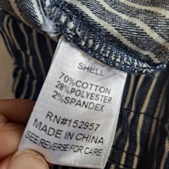 Hashttag in trend Flare Striped pants with an elastic waist Size small - Picture 12 of 16